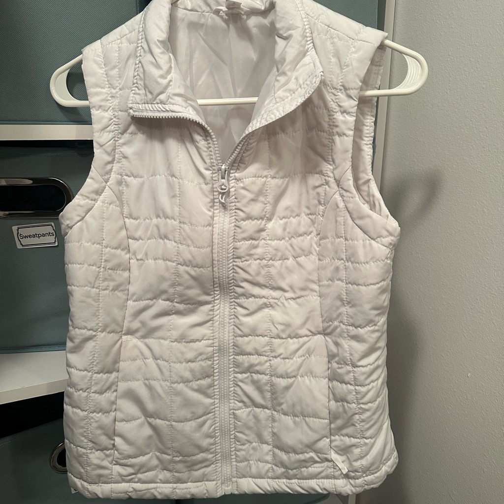 White Puffer Vest